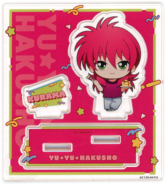 Kurama Acrylic Diorama Sweets ver. - Yu Yu Hakusho POP UP SHOP (Acrylic Stand, Approx. 90 x 100 mm, Pre-owned)