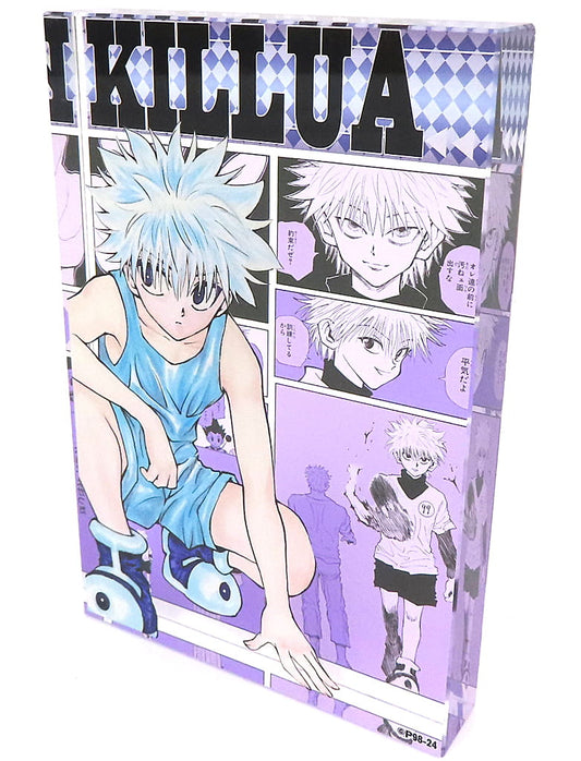 Killua Zoldyck Acrylic Block "HEROES" (2024) - HUNTER×HUNTER - Shueisha - Approx. 100 x 150 x 20 mm