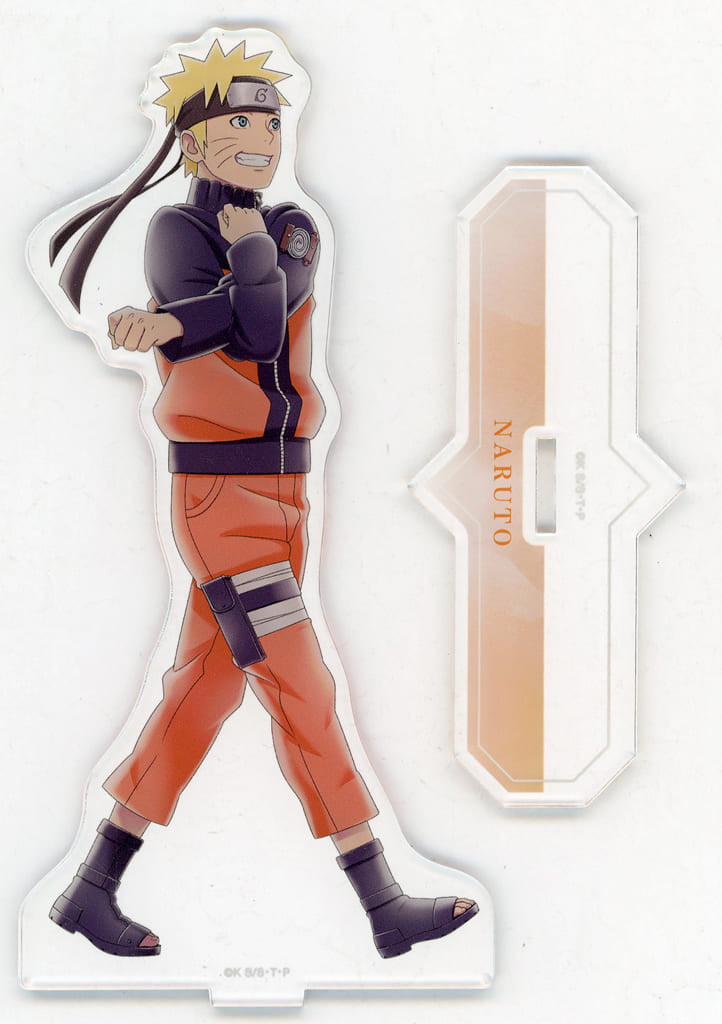 Naruto Uzumaki BIG Acrylic Stand - Ayumi ver. | Naruto Shippuden | Alma Bianca | Approx. 16.9 x 8.2 cm (Pre-owned)