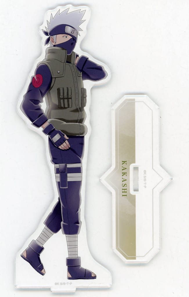 Kakashi Hatake BIG Acrylic Stand - Ayumi ver. (Alma Bianca) Naruto Shippuden - Approx. 18.8 x 6.3 cm (Pre-owned)