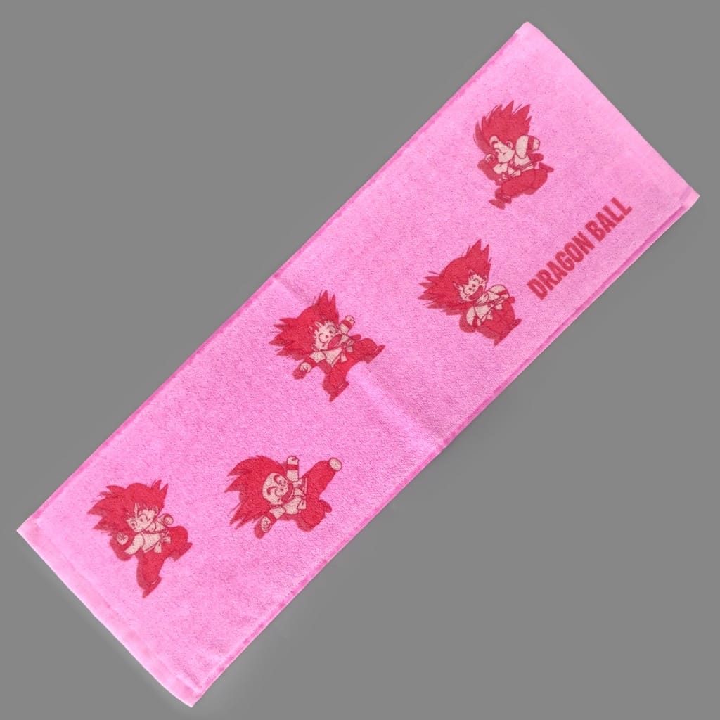 Dragon Ball EX Son Goku Training Arc Long Towel Goku Childhood Pink
