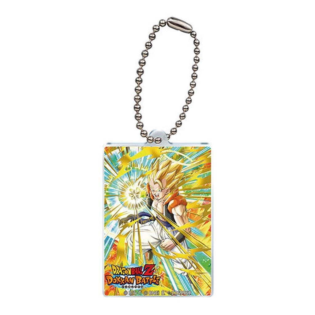 Super Gogeta (1st Anniversary) Acrylic Charm - Dragon Ball Z Dokkan Battle - Bandai - Approx. 55 mm (Pre-owned)