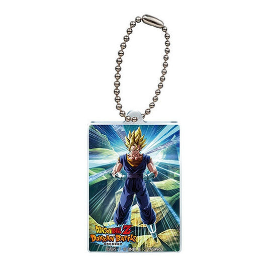 Super Vegito (3rd Anniversary) Acrylic Charm Keychain - Bandai - Approx. 55 mm - Pre-owned