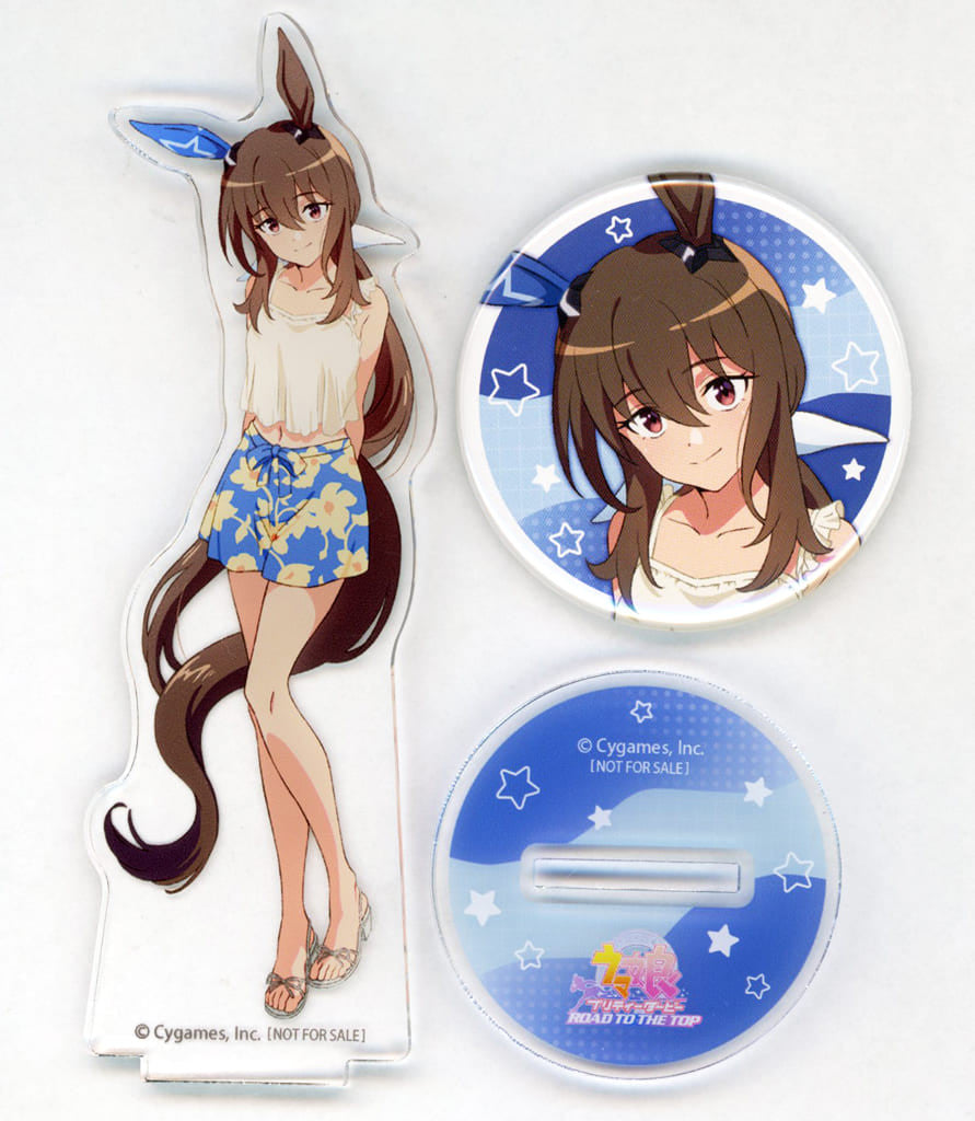 Admire Vega Acrylic Stand & Can Badge Set - Animate Bonus for Blu-ray "ROAD TO THE TOP" (Pre-owned)