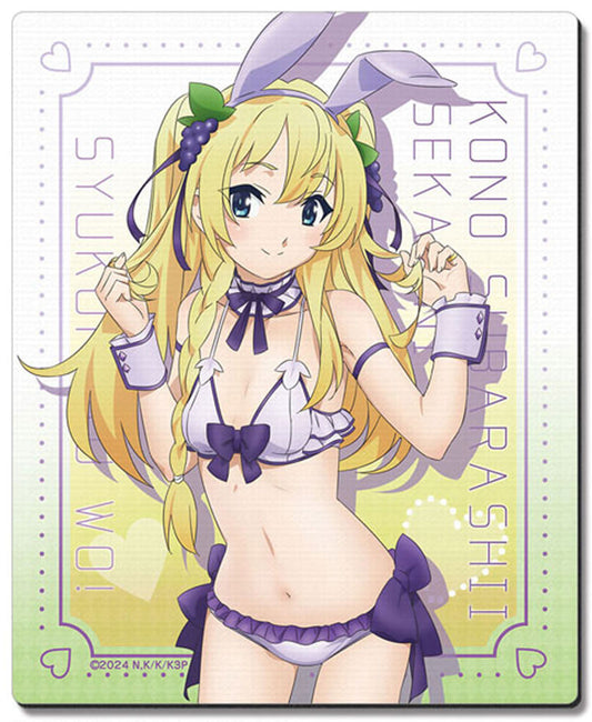 KonoSuba 3 Iris Bunny Swimsuit Rubber Mouse Pad Approx. 180 x 220 mm