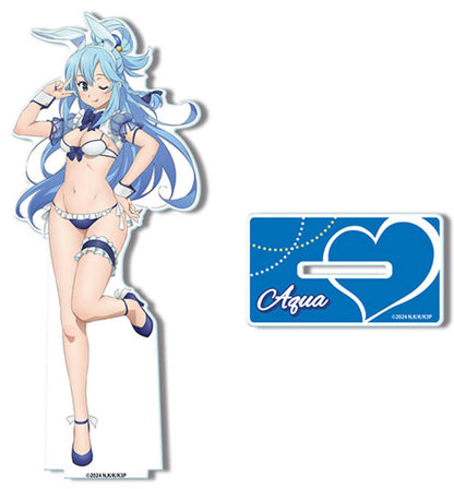 KonoSuba 3 Design 01 Aqua Bunny-Style Swimsuit Acrylic Stand