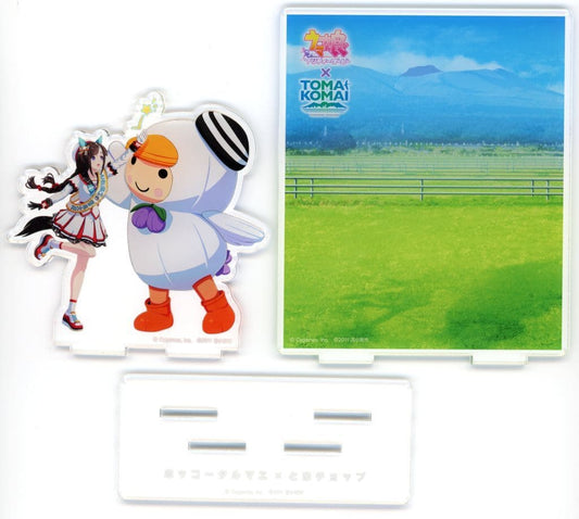 Hokko Tarumae Acrylic Stand - Tomakomai Exclusive Illustration Ver. (Umamusume Pretty Derby × Toma-Chop) - Tomakomai Tourism Association - Used