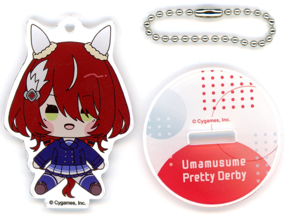 Win Variation Acrylic Stand Keyholder - Mochidoru Art Collection (Umamusume: Pretty Derby × 7-Eleven 4th Anniversary Campaign) Seven-Net Limited, Brand CDG, 65mm (Pre-owned)