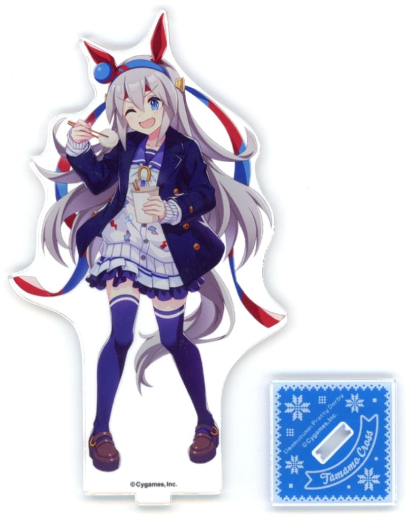 Tamamo Cross Acrylic Stand — Umamusume Pretty Derby × 7-Eleven 4th Anniversary Campaign Seven-Net Exclusive (TCP, Pre-owned)