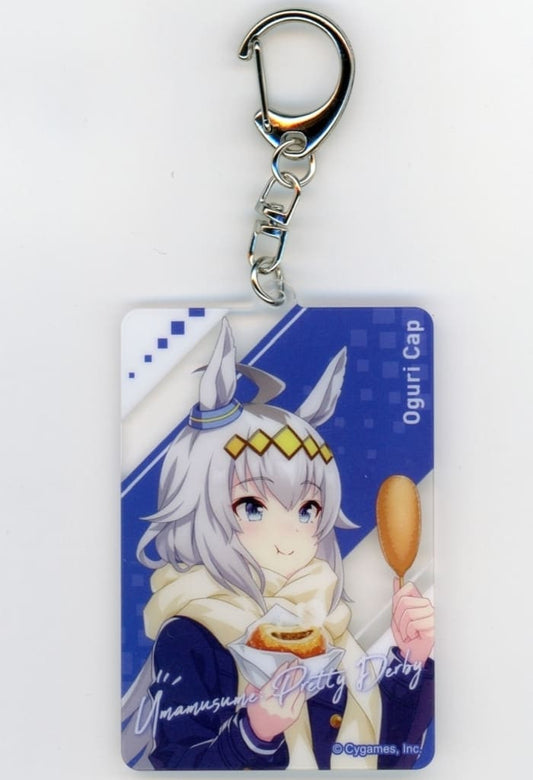Oguri Cap Acrylic Keychain - Umamusume: Pretty Derby × 7-Eleven 4th Anniversary Campaign (Dentsu Promotion Exe) Pre-owned 48×70mm