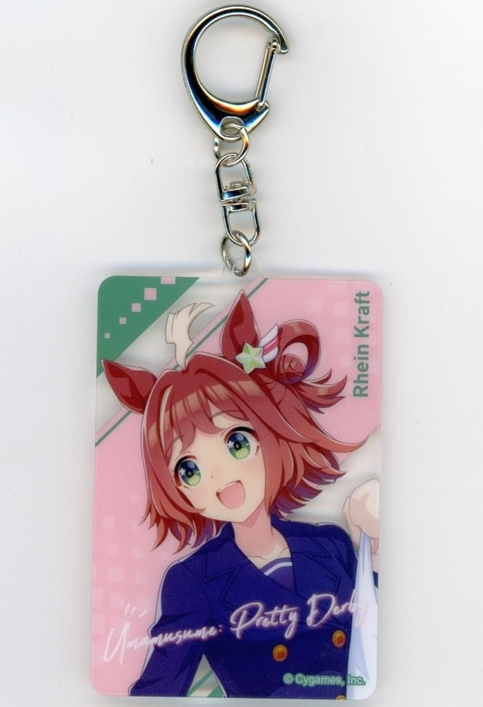 Umamusume: Pretty Derby × 7-Eleven 4th Anniversary Original Illustration Acrylic Keychain - Linecraft / Dentsu Promotion Exe (Approx. 48×70mm)