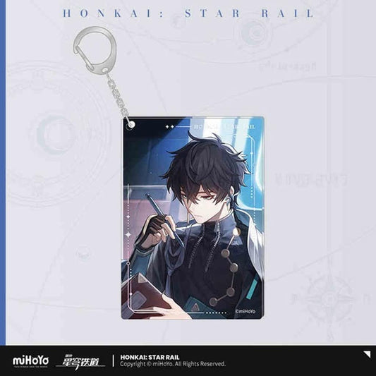 Honkai: Star Rail Only Silence Light Cone Acrylic Keychain
