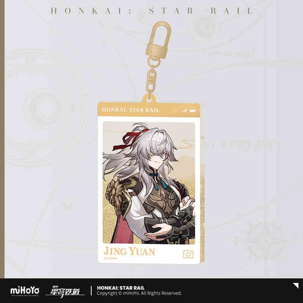 Jing Yuan Acrylic Keychain | Honkai: Star Rail Train Cruise Series