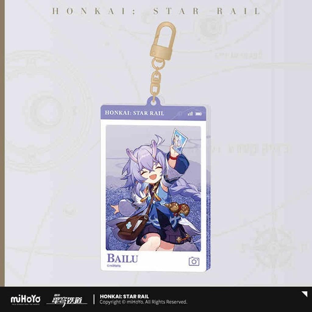 Bailu Train Journey Series Acrylic Keychain - Honkai: Star Rail