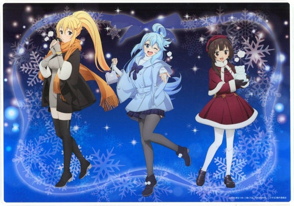 KonoSuba 3 A5 Acrylic Art Board - Winter Wear Ver.
