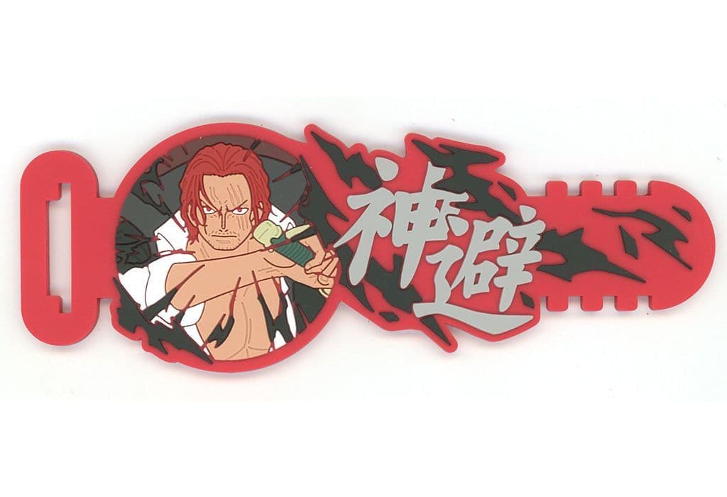 Shanks Rubber Tie One Piece Roger Pirates Legendary Pirates Ichiban Kuji J Prize by BANDAI SPIRITS