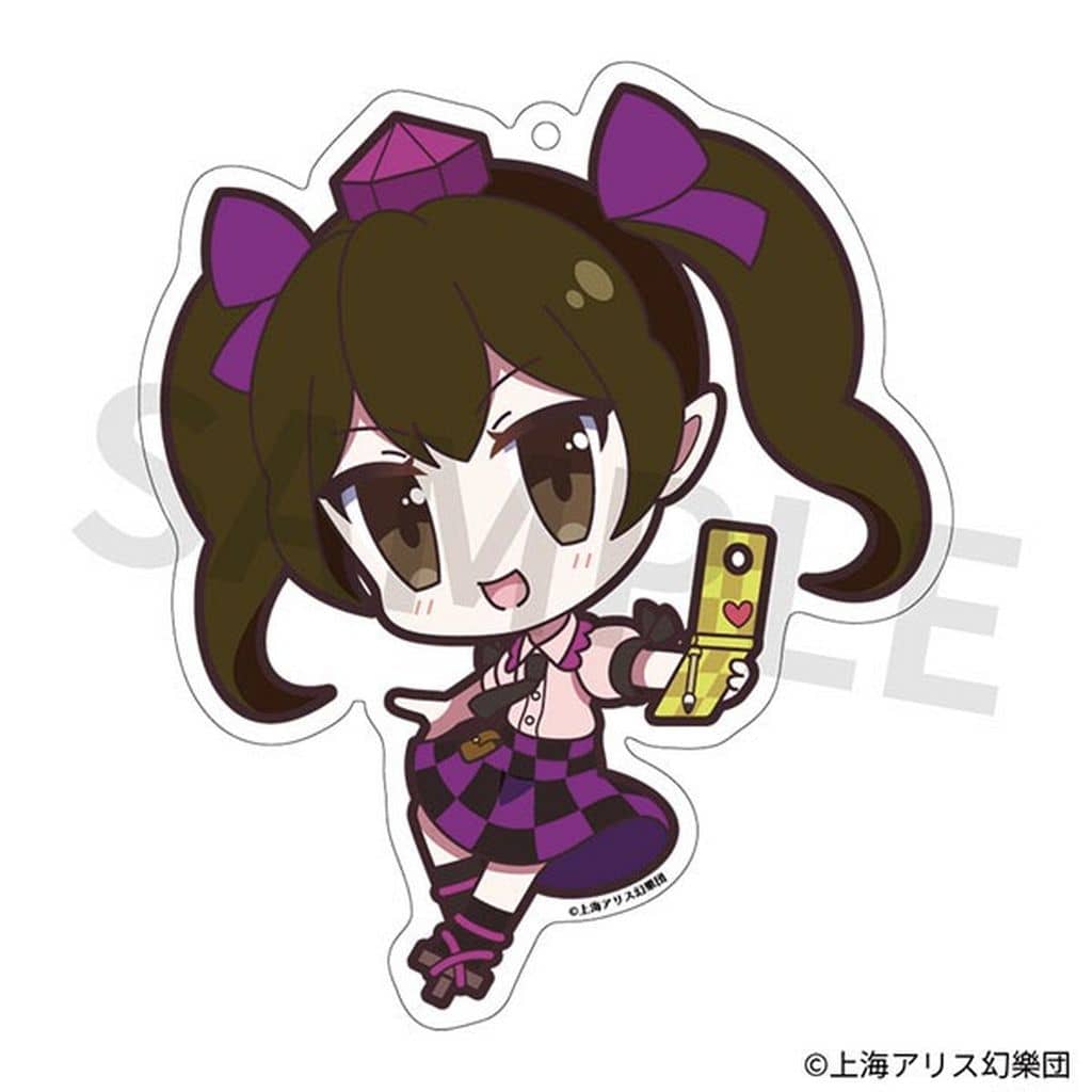 Hatate Himekaidou Acrylic Keychain - Touhou Project - AKIBA-HOBBY / Izanagi - 9 cm x 9 cm Acrylic Keyholder (Pre-owned)