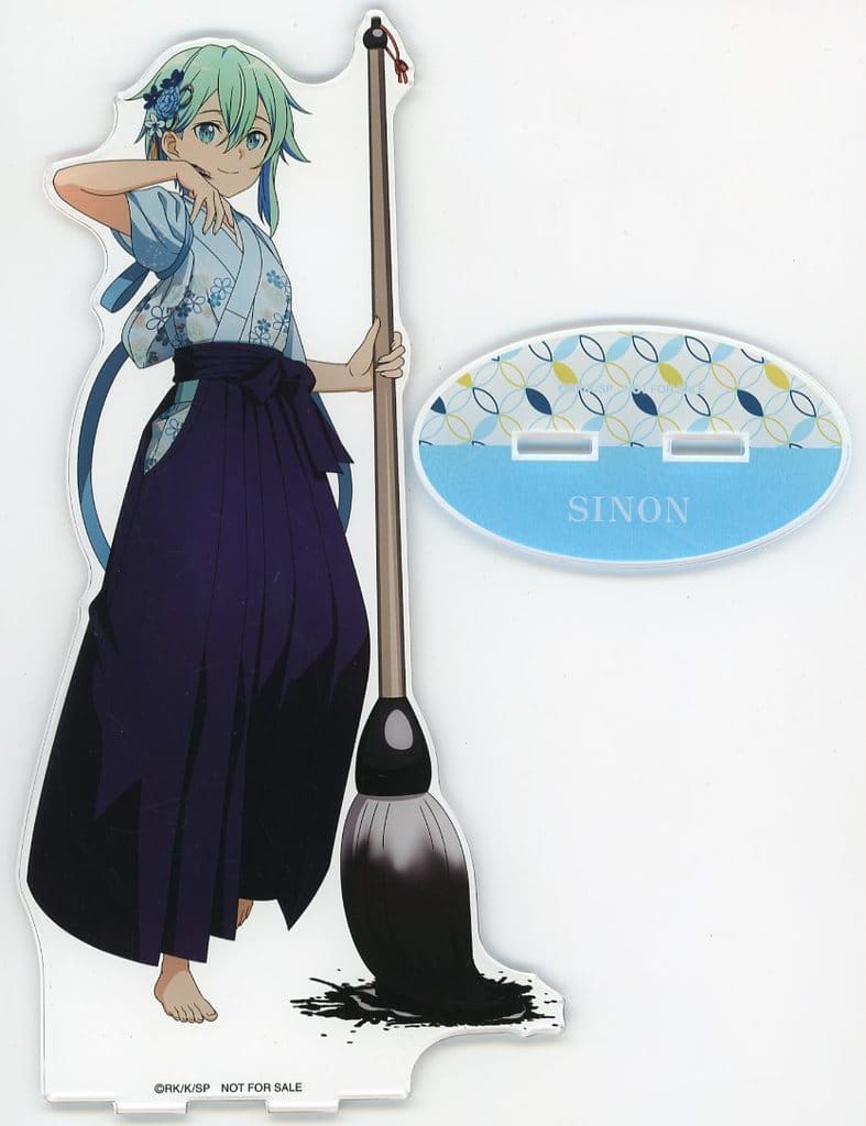 Sinon Extra Large Acrylic Stand Sword Art Online Calligraphy Art Ver.