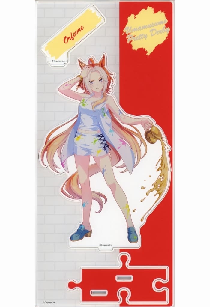 Orfevre Acrylic Stand - Painter Style - Umamusume Pretty Derby NAMCO Promotion Third Charapop Store (Bandai Namco Amusement) - Used