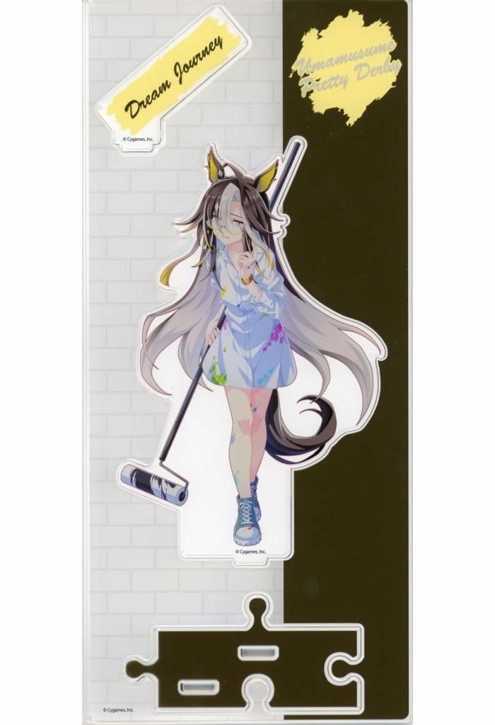 Dream Journey Acrylic Stand - Painter Style - Umamusume Pretty Derby NAMCO Promotion Third Charapop Store (Approx. 135×297mm) Bandai Namco Amusement - Pre-owned