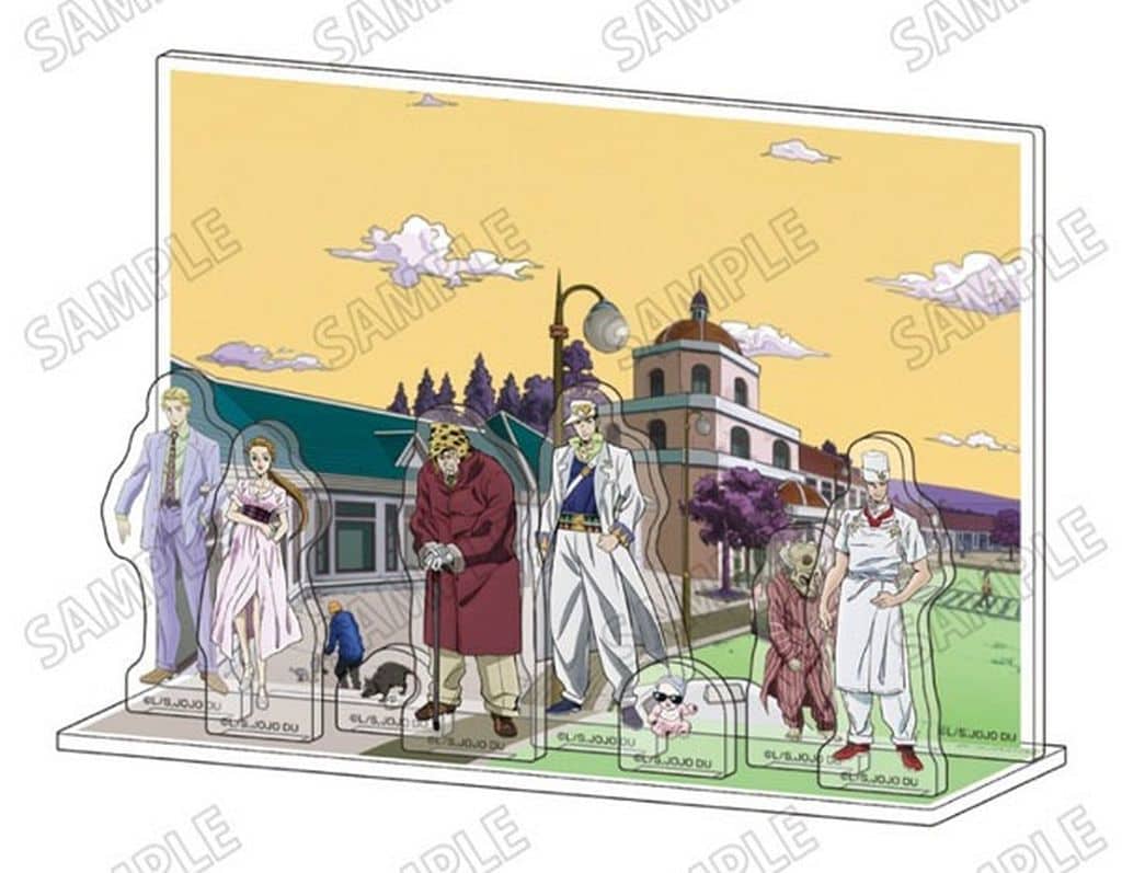 JoJo's Bizarre Adventure Part 4 Diamond is Unbreakable Acrylic Diorama [RE] - Medicos Entertainment - Approx. 230 mm Flat / Assembled Display