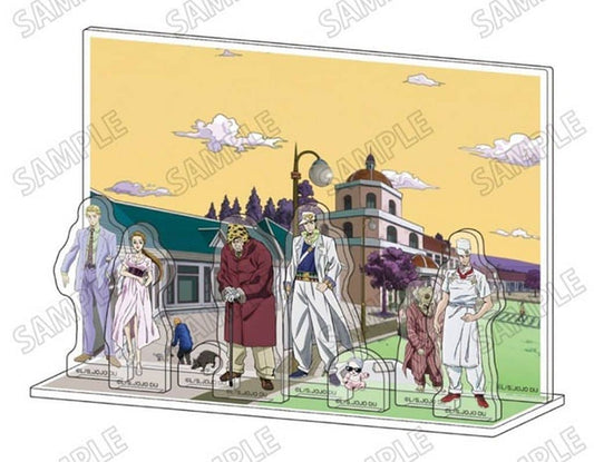 JoJo's Bizarre Adventure Part 4 Diamond is Unbreakable Acrylic Diorama [RE] - Medicos Entertainment - Approx. 230 mm Flat / Assembled Display