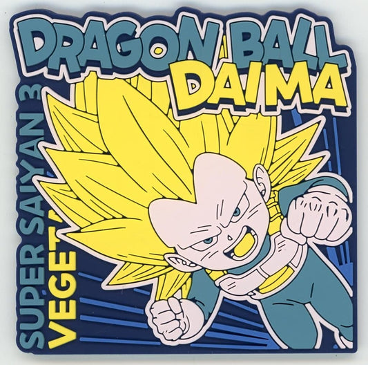 Super Saiyan 3 Vegeta Mini Rubber Stand Rubber Collection G Prize from Dragon Ball DAIMA 2nd Ichiban Kuji, Approx. 7–8 cm