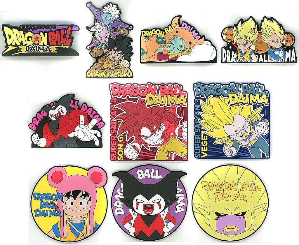 Dragon Ball DAIMA Ichiban Kuji 2nd Edition G Prize Rubber Collection Full Set of 10 by BANDAI SPIRITS