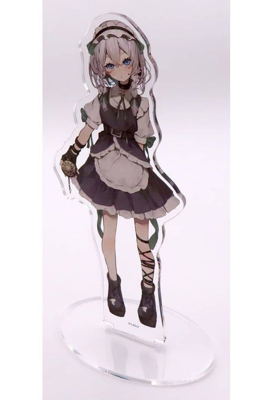 Sakuya Izayoi Acrylic Stand Yamikawaii Ver. Original Illustration Touhou Project x BOOK OFF Vol.2 A3 15cm