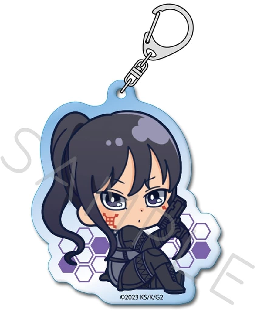 B Acrylic Keychain - Sword Art Online Alternative GGO II