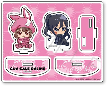 D (LLENN & Pitohui) Acrylic Stand - Sword Art Online Alternative GGO II