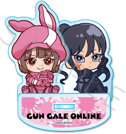 D (LLENN & Pitohui) Acrylic Stand - Sword Art Online Alternative GGO II