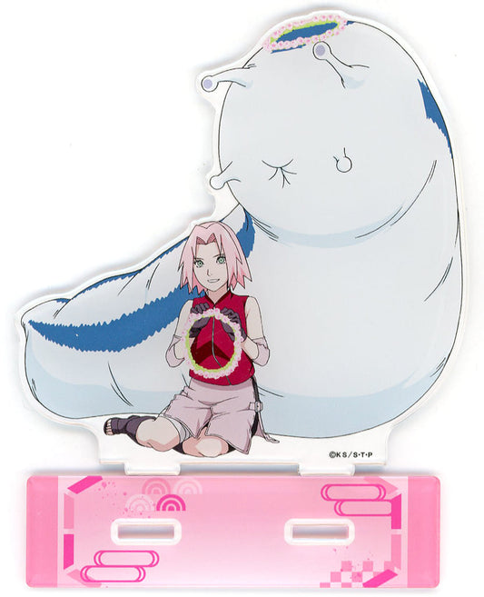 Sakura Haruno Acrylic Stand - Naruto Shippuden (Crux) Pre-owned Approx. 155 x 121 x 3 mm