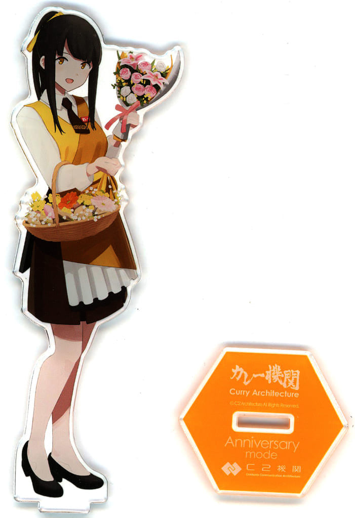 Reika-chan Acrylic Stand (Flower Bouquet/Looking Up)
