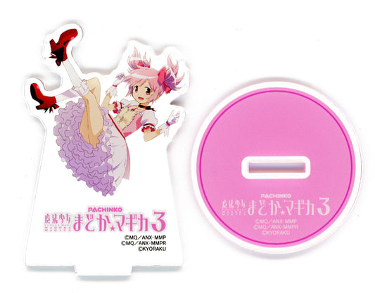 Madoka Kaname Acrylic Stand - Puella Magi Madoka Magica - Shaft Original Illustration by Aniplex - Approx. 75 mm - Pre-owned