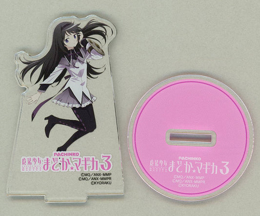 Homura Akemi Acrylic Stand - Puella Magi Madoka Magica (Approx. 75 mm, Pre-owned, Aniplex)