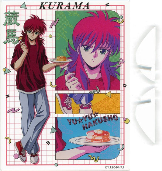 Kurama Acrylic Art Board - Yu Yu Hakusho POP UP SHOP (Caravan) Approx. 130 x 170 mm - Pre-owned