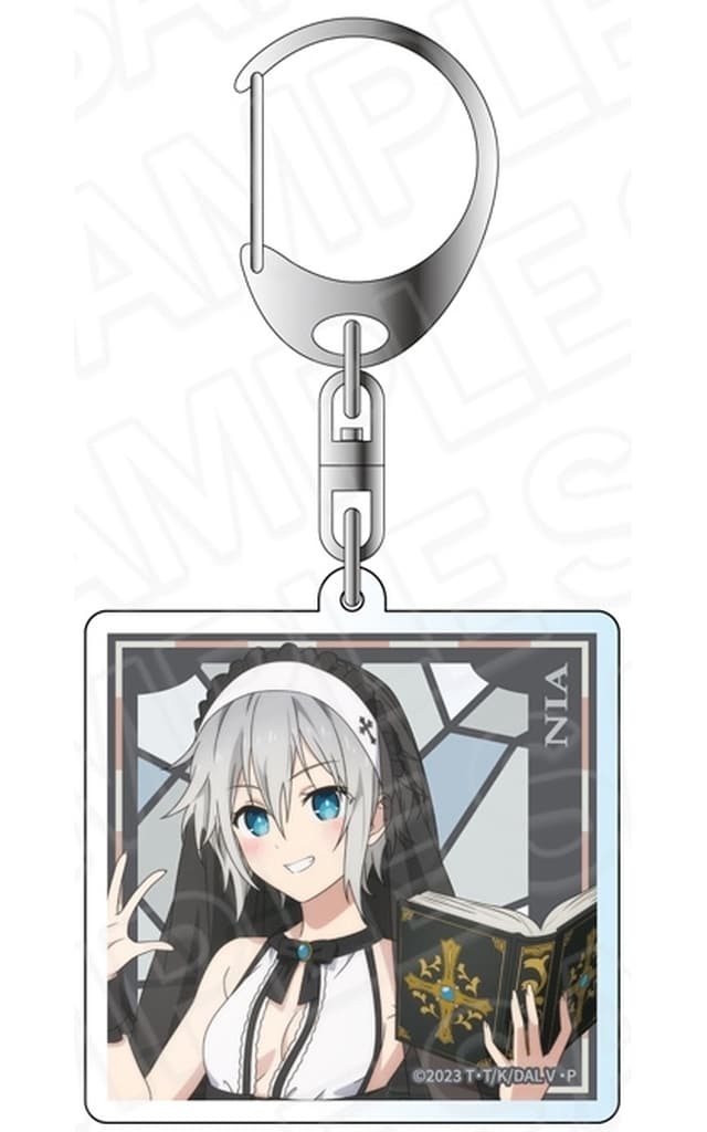 Nia Honjo Hologram Acrylic Keychain South Island Sister Ver. Date A Live V