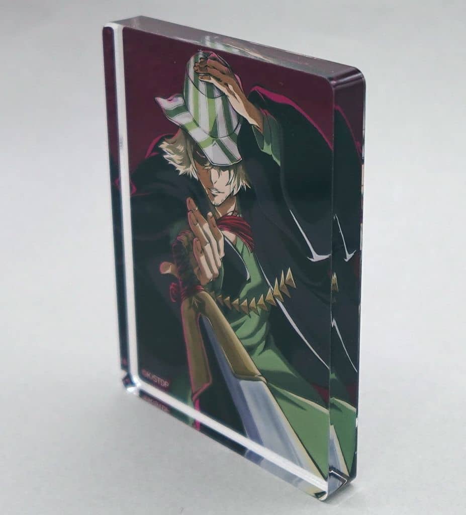 Kisuke Urahara Acrylic Block - BLEACH 20th Animation POP UP SHOP (Aniplex) Approx. 8 x 6 cm - Pre-owned