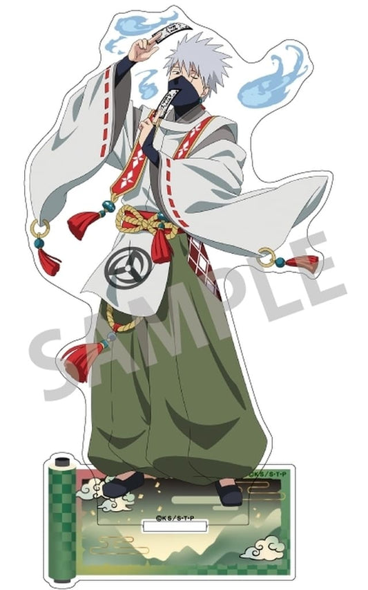Kakashi Hatake (Yokai Arrangement Outfit) Acrylic Stand - Naruto Shippuden - Kamio Japan - Approx. 166 x 122 x 3 mm (Pre-owned)