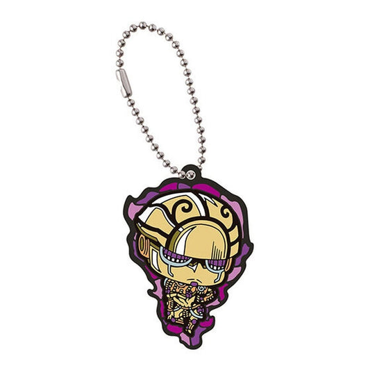Gold Experience Rubber Keychain Mascot from JoJo's Bizarre Adventure: Rubber Mascot Collection 04 by Bandai