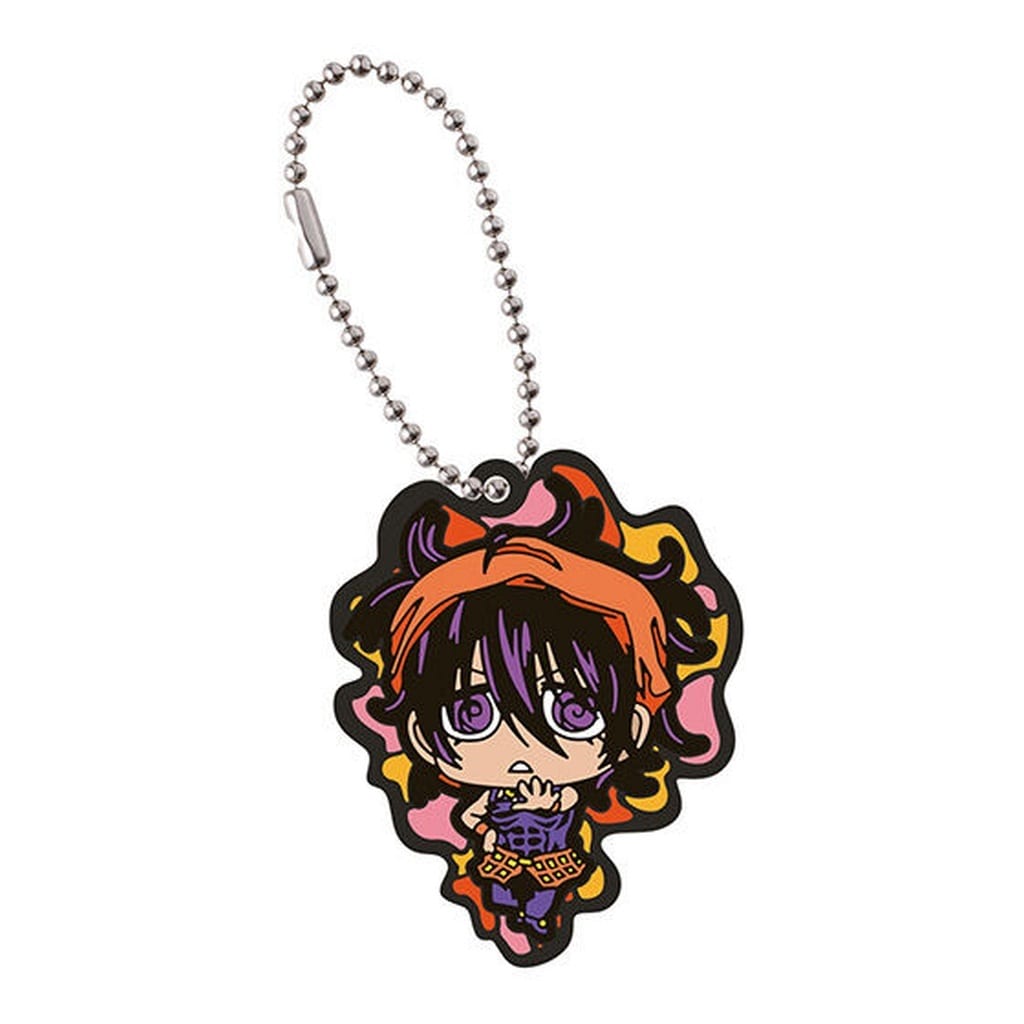 Narancia Ghirga Rubber Mascot Keychain Collection 04 from JoJo's Bizarre Adventure by Bandai