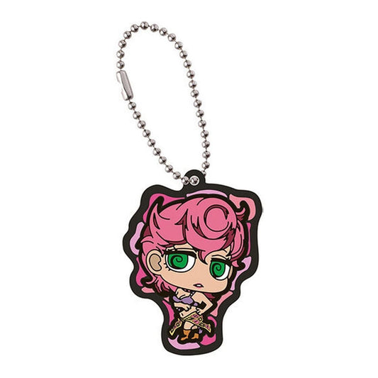 Trish Una JoJo's Bizarre Adventure Rubber Mascot Collection 04 Keychain by Bandai, Pre-Owned