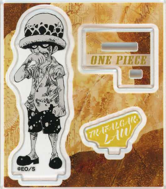 Trafalgar Law (Young, Injured) Acrylic Figure Collection “HEROES” Acrylic Stand - Shueisha - - Height Approx. 63 mm