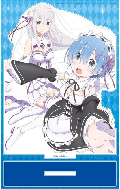 Emilia & Rem Acrylic Character Stand Re:ZERO