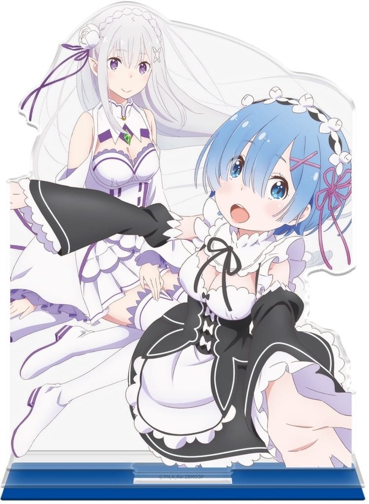 Emilia & Rem Acrylic Character Stand Re:ZERO