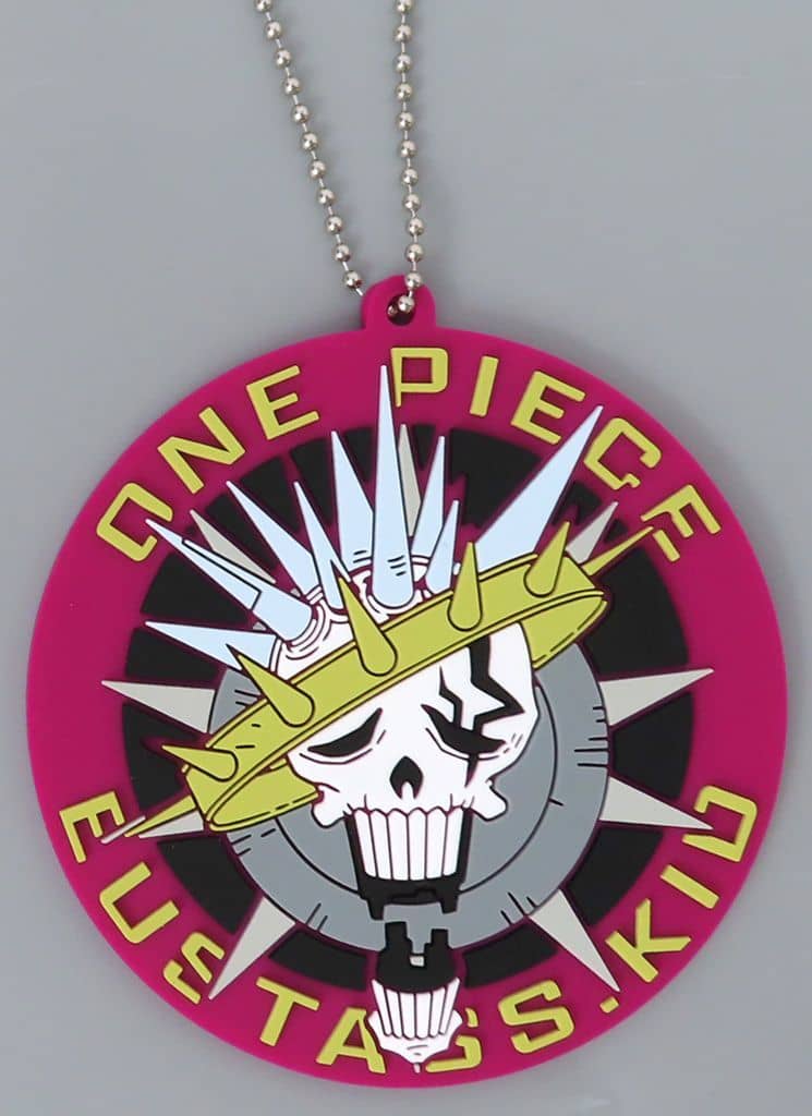 Eustass Kid Rubber Charm Keychain from One Piece Takumi no Keifu Hakyoku Ichiban Kuji I Prize by BANDAI SPIRITS