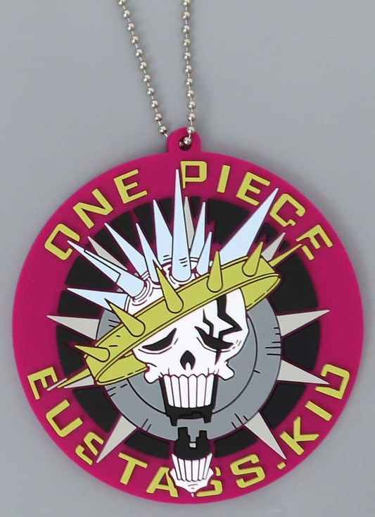 Eustass Kid Rubber Charm Keychain from One Piece Takumi no Keifu Hakyoku Ichiban Kuji I Prize by BANDAI SPIRITS