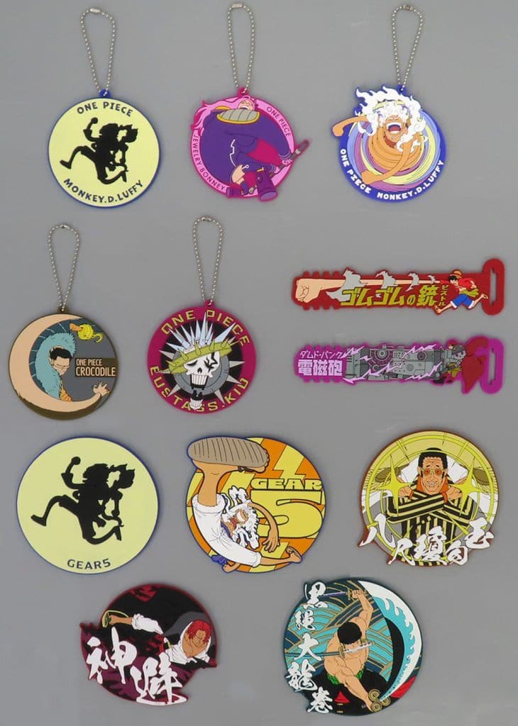 ONE PIECE Rubber Goods Collection I Prize Full Set of 12 by BANDAI SPIRITS