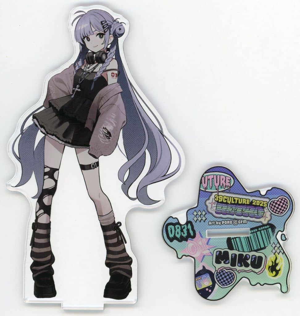 Hatsune Miku RETRO Acrylic Stand - COCOLLABO×piapro 39Culture 2025 (140mm) Caravan